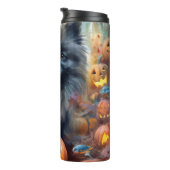 ハロウィーンケースホンドカボチャ怖い タンブラー (回転右)