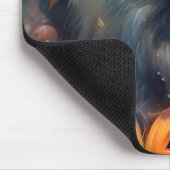 ハロウィーンケースホンドカボチャ怖い マウスパッド (コーナー)