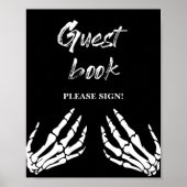 ハロウィーンゲストブックベビーシャワーゲームポスター ポスター (正面)