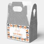 ハロウィーンコケットブラック | オレンジボウズ赤ちゃんシャワー フェイバーボックス (オープン)