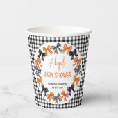 ハロウィーンコケットブラック | オレンジボウズ赤ちゃんシャワー 紙コップ (正面)