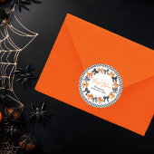 ハロウィーンコケットボウズ差出人住所 ラウンドシール