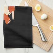 ハロウィーンコスチュームスロスオーバーサイズTシャツ キッチンタオル (四つ折り)