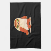 ハロウィーンコスチュームスロスオーバーサイズTシャツ キッチンタオル (縦)