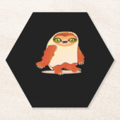 ハロウィーンコスチュームスロスオーバーサイズTシャツ ペーパーコースター (正面)