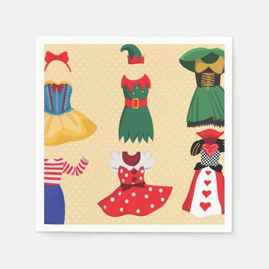 ハロウィーンコスチューム紙ナプキン スタンダードカクテルナプキン (正面)