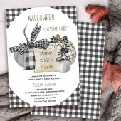 ハロウィーンコスチューム素朴パーティーファームハウスカボチャ 招待状
