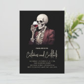 ハロウィーンコスチューム&カクテルパーティの招待状 シーズンカード (スタンド正面)