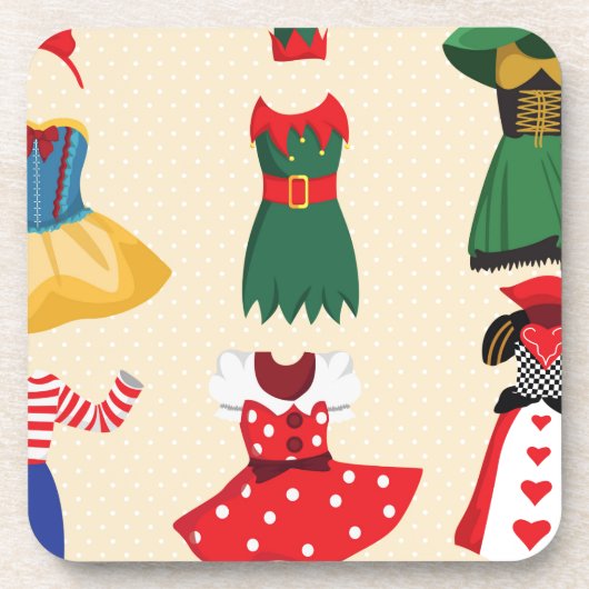 ハロウィーンコスチューム コースター (正面)