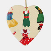 ハロウィーンコスチューム セラミックオーナメント (右)