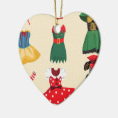 ハロウィーンコスチューム セラミックオーナメント (左)