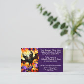 ハロウィーンコスチューム&デコールこうもりショップ販売Etsy 名刺 (スタンド正面)