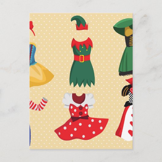 ハロウィーンコスチューム ポストカード (正面)