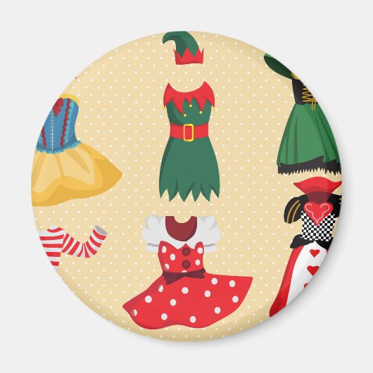 ハロウィーンコスチューム マグネット (正面)