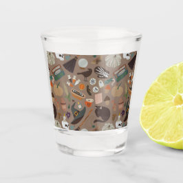 ハロウィーンコテージコア ショットグラス