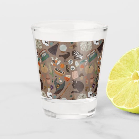 ハロウィーンコテージコア ショットグラス (正面)