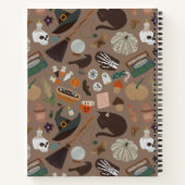 ハロウィーンコテージコア ノートブック (裏面)