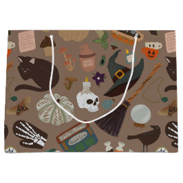 ハロウィーンコテージコア ラージペーパーバッグ