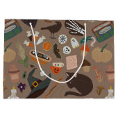 ハロウィーンコテージコア ラージペーパーバッグ (裏面)