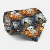 ハロウィーンコトンデトゥルイヤーとカボチャ怖い ネクタイ (ロール)