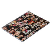 ハロウィーンコラージュ手帳 ノートブック (左側)