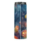 ハロウィーンコルギとカボチャ怖い タンブラー (裏面)