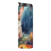 ハロウィーンコルギとカボチャ怖い タンブラー (回転右)