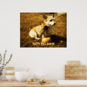 ハロウィーンコルギポスター ポスター (キッチン)