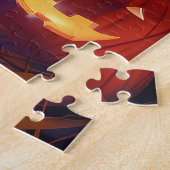 ハロウィーンコルギヴァンパイアパンプキンズ怖 ジグソーパズル (側面)