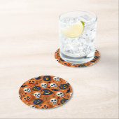 ハロウィーンコースター – ギャザリングに最適幽霊のよく出る ラウンドペーパーコースター (インサイチュ)