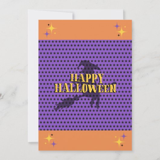 ハロウィーンコーヒーギフトカードホルダー 案内状 (裏面)