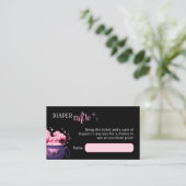 ハロウィーンコールドロンおむつラッフルエンクロージャカード エンクロージャーカード (スタンド正面)