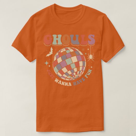 ハロウィーンゴウルはただ女性のためのおもしろいを持ちたい1 Tシャツ (デザイン正面)