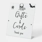 ハロウィーンゴシックのギフトとカー結婚ドのサイン 台座サイン (正面)
