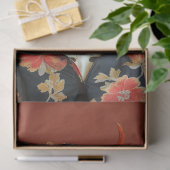 ハロウィーンゴシックのスケルトンスカルデコページ 薄葉紙 (ギフト)