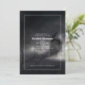 ハロウィーンゴシックのブライダルシャワー招待状 招待状 (スタンド正面)