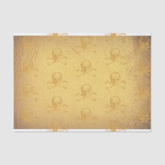 ハロウィーンゴシックグラム |スカル | 薄葉紙 (正面)