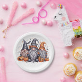 ハロウィーンゴックス ペーパープレート (パーティー)