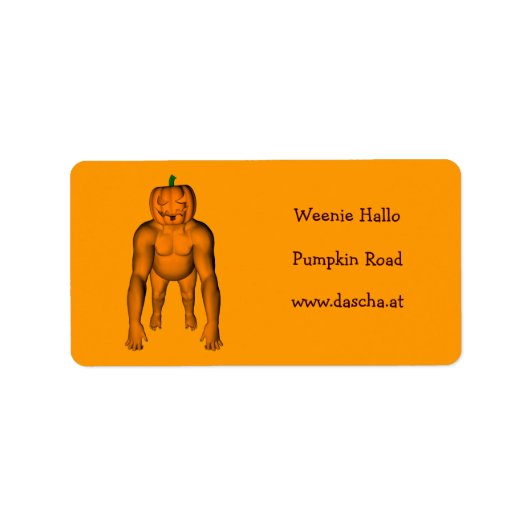 ハロウィーンゴリラ ラベル (正面)