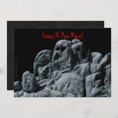 ハロウィーンゴーストロックス招待状 招待状 (正面/裏面)