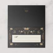 ハロウィーンゴールデンスケルトン空白のパック座席表 プレイスカード (外部開封)