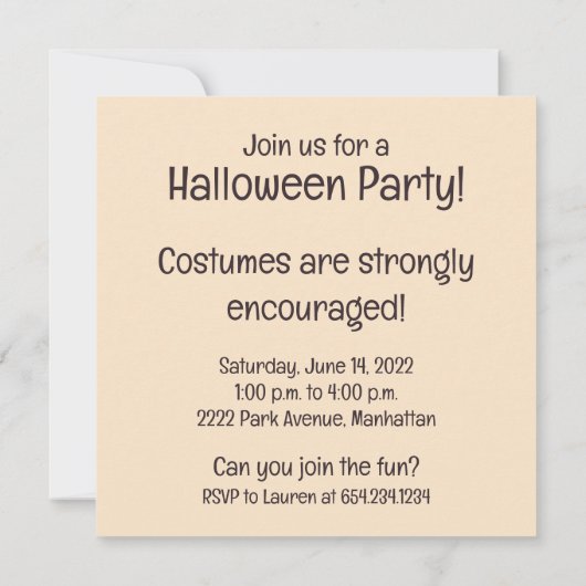 ハロウィーンゴールデンレトリエバードッグスハロウィーンのカボチャのちょうちん 招待状 (裏面)