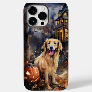 ハロウィーンゴールデンレトリバーとカボチャ怖い Case-Mate iPhone 14 PRO MAXケース