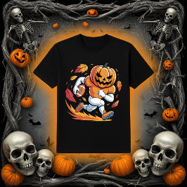 ハロウィーンサッカーパンプキン | 走 Tシャツ