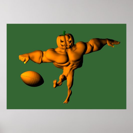 ハロウィーンサッカーリーグキックオフ ポスター (正面)