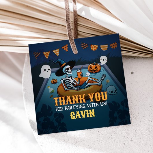 ハロウィーンサマウィーンプール誕生日スクエア フェイバータグ