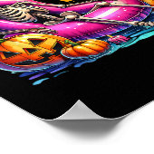 ハロウィーンサマーウィーンビーブスサマーバケーションスケレット ポスター (角)