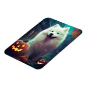 ハロウィーンサモイージカボチャ怖い マグネット (左側)