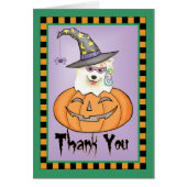ハロウィーンサモエイサンキューカード (正面)