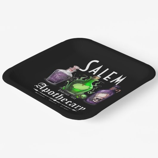 ハロウィーンサレムアポリタリーポショントニクスエリクシス ペーパープレート (傾斜あり)